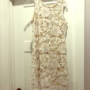 White lace dress